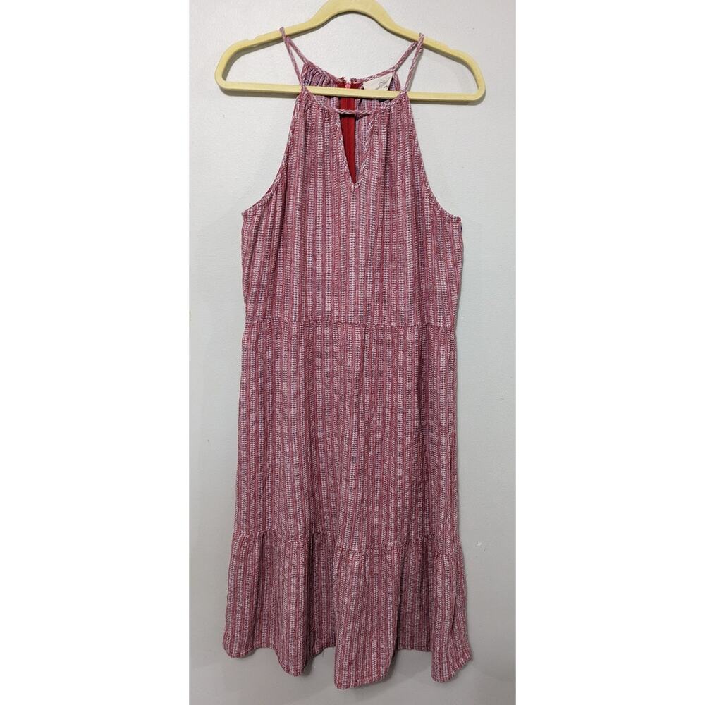 Universal Thread Women's Red/White Halter Dress Size XL